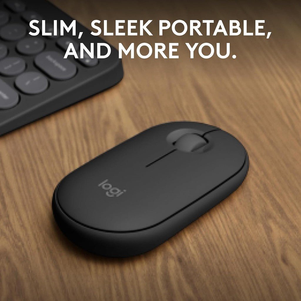 Logitech Pebble Mouse 2 M350S / Wireless / Bluetooth Mouse - Tonal Graphite Logitech