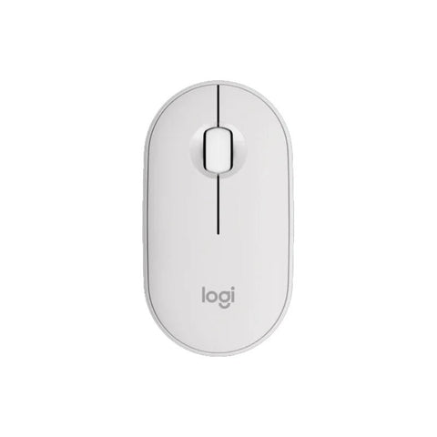 Logitech Pebble Mouse 2 M350S / Wireless / Bluetooth Mouse - Tonal White Logitech