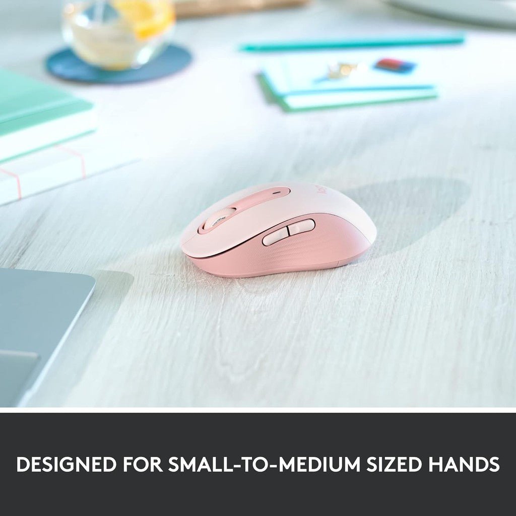Logitech Signature M650 Wireless BT Mouse (Sixe-S/M)- Rose Logitech