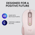 Logitech Signature M650 Wireless BT Mouse (Sixe-S/M)- Rose Logitech