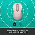 Logitech Signature M650 Wireless BT Mouse (Sixe-S/M)- Rose Logitech