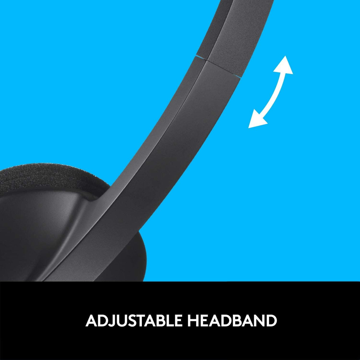 Logitech H340 - USB 2.0 / Wired / 20Hz to 20KHz / Stereo - Head Phones Logitech