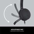 Logitech H340 - USB 2.0 / Wired / 20Hz to 20KHz / Stereo - Head Phones Logitech