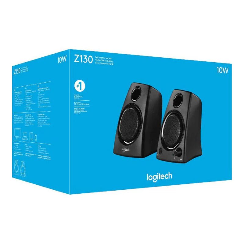 Logitech Z130 Speakers - 3.5mm / Black Logitech