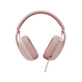 Logitech Zone Vibe 100 Wireless Bluetooth Headset With Noise-Cancelling Mic - Pink Logitech