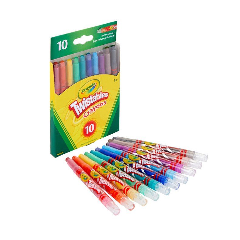 MINI TWISTABLE CRAYONS 10CT ColorWaves