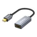 Mowsil Mini DisplayPort to HDMI Adapter - 4K / Grey Mowsil
