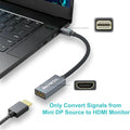 Mowsil Mini DisplayPort to HDMI Adapter - 4K / Grey Mowsil