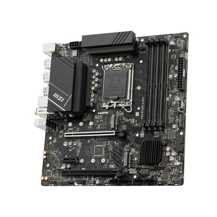 MSI Intel PRO B760M-A WIFI DDR5 Motherboard ColorWaves