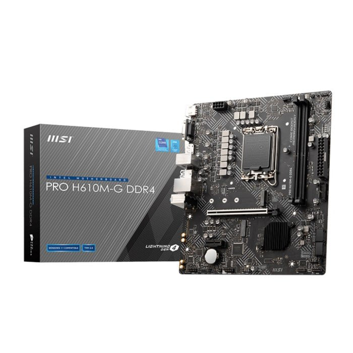 MSI Intel PRO H610M-G Wifi DDR4 Motherboard ColorWaves