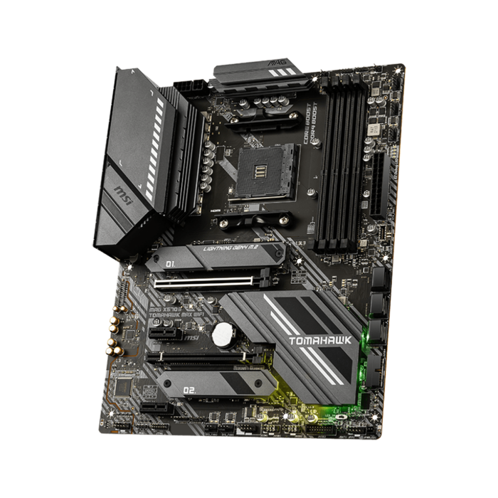 MSI MAG X570S Tomahawk Max Wifi AMD DDR4 Gaming Motherboard ColorWaves
