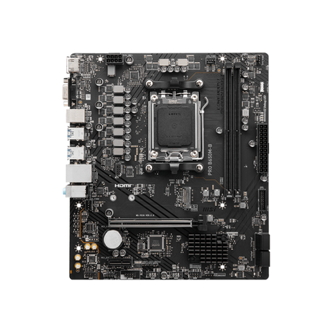 MSI Pro B650M-B AMD DDR5 Gaming Motherboard ColorWaves