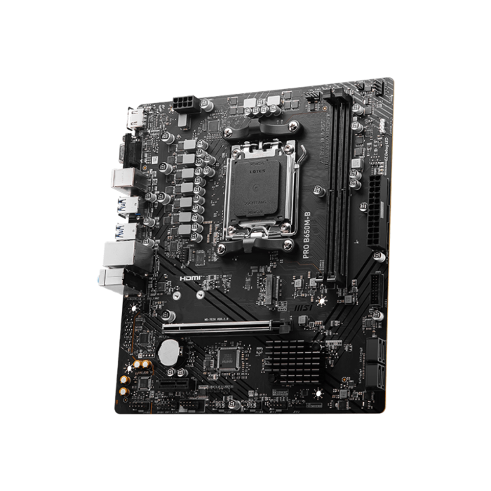 MSI Pro B650M-B AMD DDR5 Gaming Motherboard ColorWaves