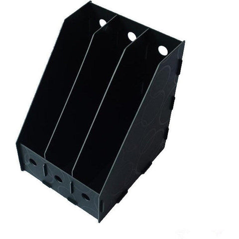 Magazine Holder 3-Columns Plastic ColorWaves