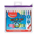 Maped Color Peps Long Life Ultra Washable Felt Tip Pens 12 Colors ColorWaves