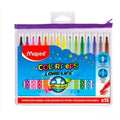 Maped Color Peps Long Life Ultra Washable Felt Tip Pens 15 Colors ColorWaves