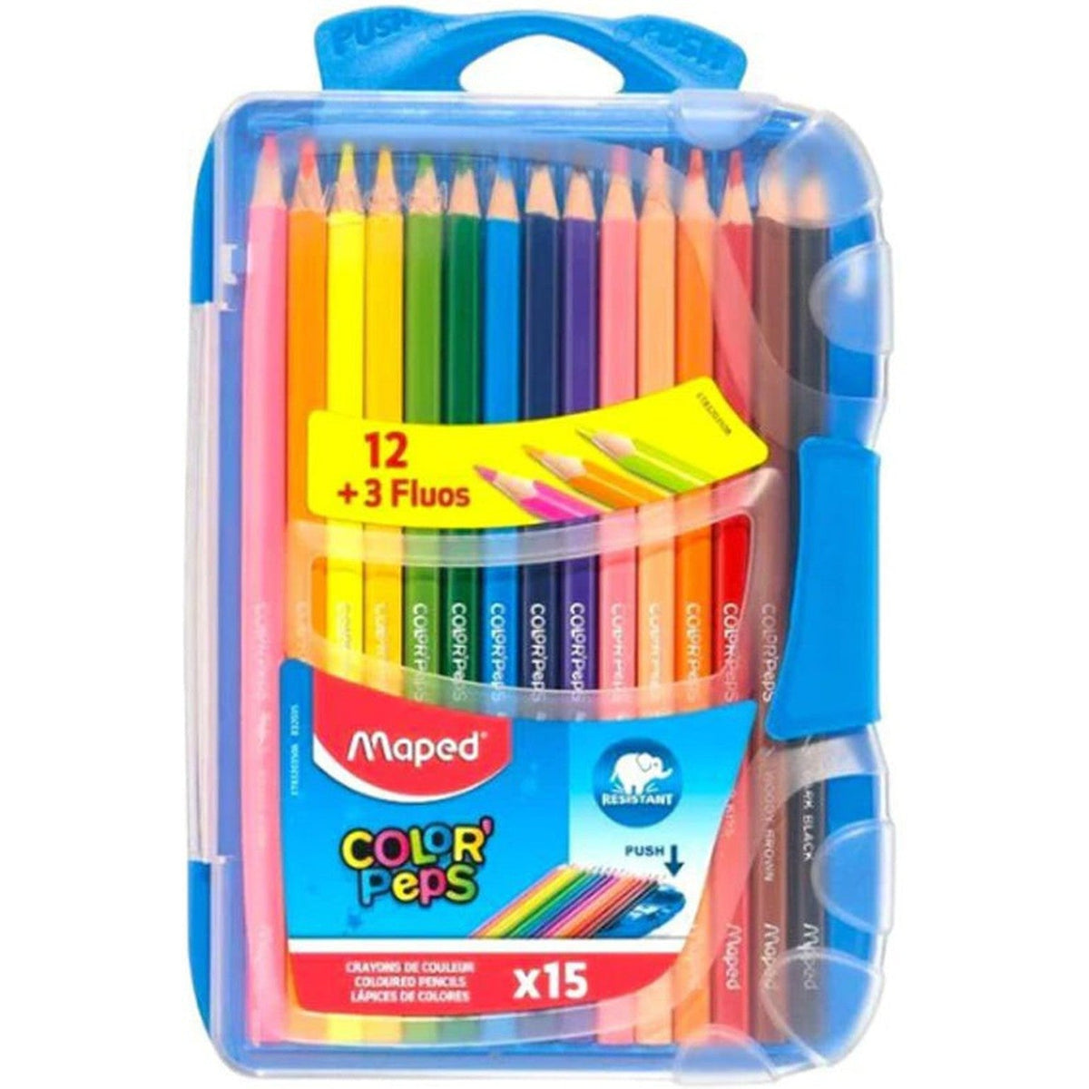 Maped Colored Pencils 15 Colors ColorWaves
