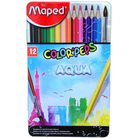Maped Colored Pencils Tin Can ColorWaves