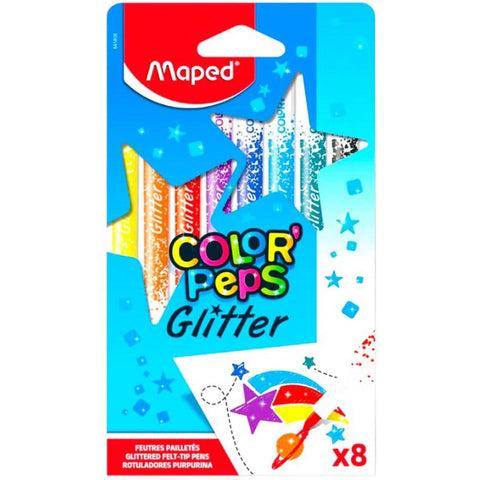 Maped Colorpeps Glitter 8 Colors ColorWaves