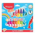 Maped Jumbo Markers 24 Colors ColorWaves