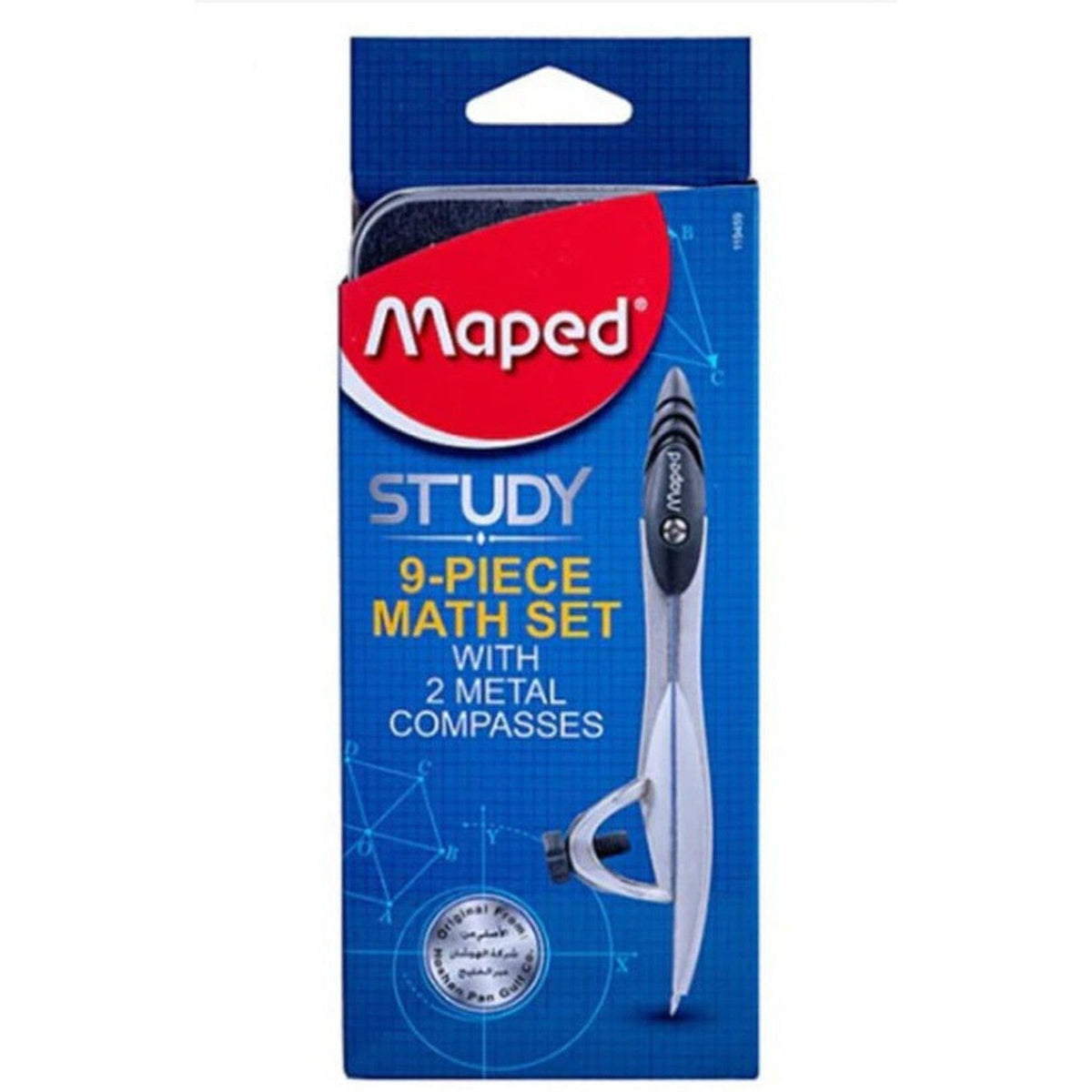 Maped Math Study Set Of 9 ColorWaves
