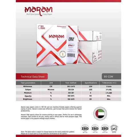 Maram Photocopy A4 Paper - Ream ColorWaves