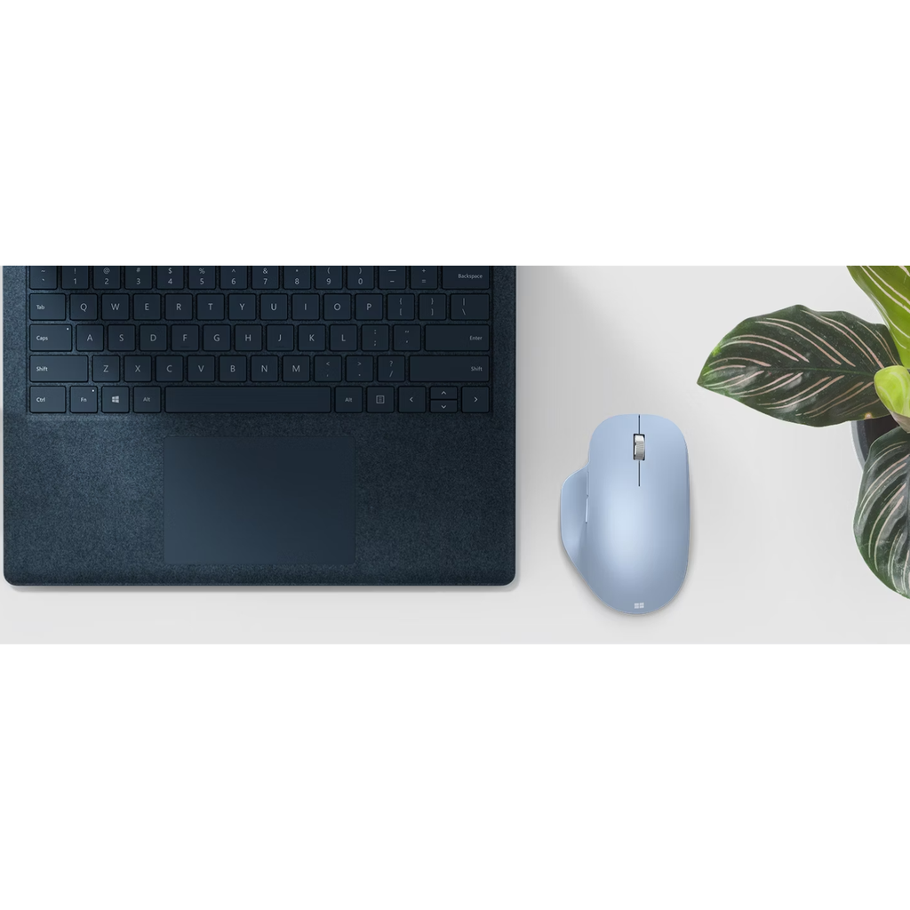 Microsoft Bluetooth Ergonomic Mouse - 2.4 GHz / Up to 5m / Pastel Blue - Mouse ColorWaves