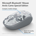 Microsoft Bluetooth Mouse - 2.4 GHz / Up to 5m / Arctic Camo - Mouse ColorWaves