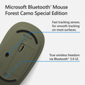 Microsoft Bluetooth Mouse - 2.4 GHz / Up to 5m / Forest Camo - Mouse ColorWaves