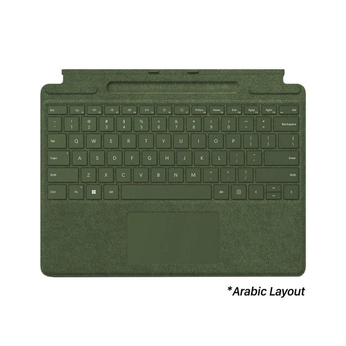 Microsoft Surface Pro Signature Keyboard (English/Arabic) - Forest ColorWaves