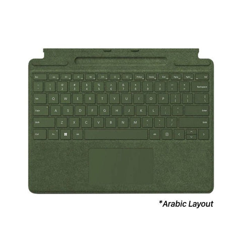 Microsoft Surface Pro Signature Keyboard (English/Arabic) - Forest ColorWaves