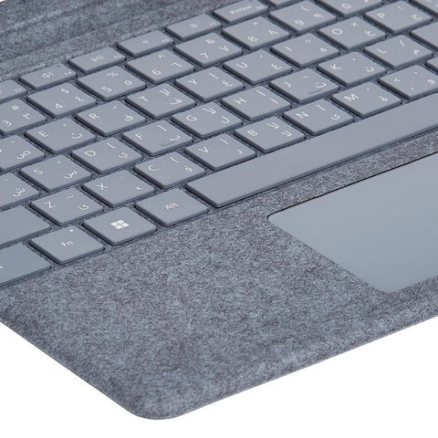 Microsoft Surface Pro Signature Keyboard For Pro X/Pro 8 (English/Arabic Keyboard) - Ice Blue ColorWaves