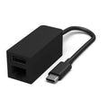 Microsoft Surface USB-C to Ethernet and USB 3.0 Adapter - USB-C / Ethernet / USB 3.0 - Black ColorWaves