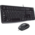 Logitech MK120 - Wired / USB / Quiet Typing / Arb/Eng - Keyboard & Mouse Combo Logitech