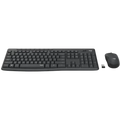 Logitech MK295 Silent Wireless Combo - 2.40GHz / Up to 10m / USB Wireless Receiver / Arb/Eng / Black - Keyboard & Mouse Combo Logitech