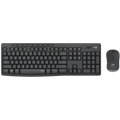 Logitech MK295 Silent Wireless Combo - 2.40GHz / Up to 10m / USB Wireless Receiver / Arb/Eng / Black - Keyboard & Mouse Combo Logitech