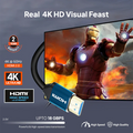Mowsil HDMI 2.0 Cable 4K@60Hz Ultra HD 18Gbps High Speed HDR 3D Gold-Plated  1 mtr Mowsil