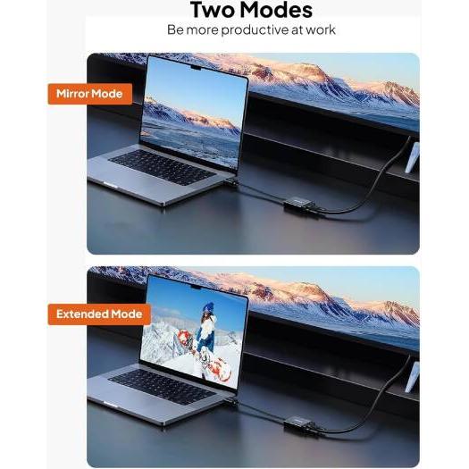 Mowsil HDMI to VGA Adapter | 1080p Full HD Plug & Play Converter for PC, Laptop, Projector & Monitor Mowsil