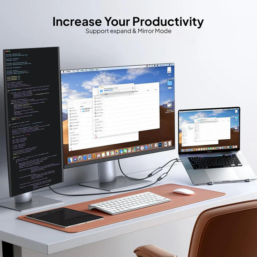 Mowsil USB-C to HDMI Adapter 4K@60Hz Aluminum Alloy High-Speed Converter Mowsil