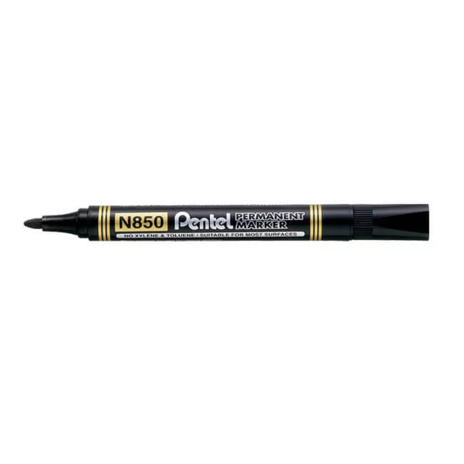 Pentel Permanent Bullet Point Marker N850 (12pc/pkt) ColorWaves