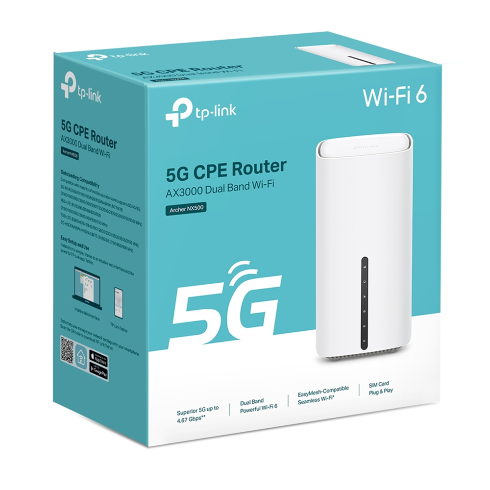 TP-Link Archer NX500 5G AX3000 Wireless Dual-Band Gigabit CPE Router TP-Link