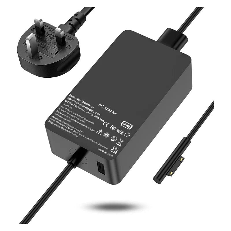 Microsoft Surface Power Adapter - 65 W / Black ColorWaves