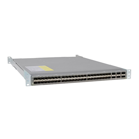 Nexus 9300 with 48p 1/10G/25G SFP+ and 6p 40G/100G QSFP28, MACsec, and Unified Ports Cisco