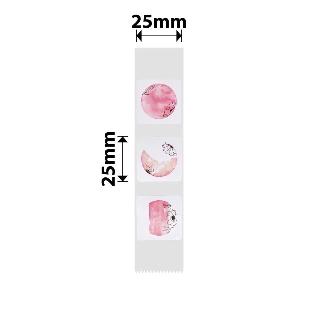 Niimbot Thermal Label Paper 25*25 - 230 Labels WaterLove ColorWaves
