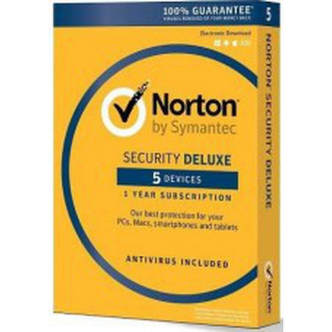 Norton Security Deluxe-5 User ColorWaves
