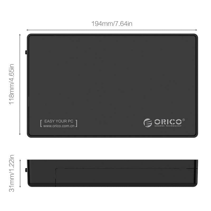 ORICO 3.5 inch Hard Disk Enclosure ColorWaves