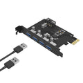 ORICO 4 Port USB 3.0 PCI-E Expansion Card ColorWaves