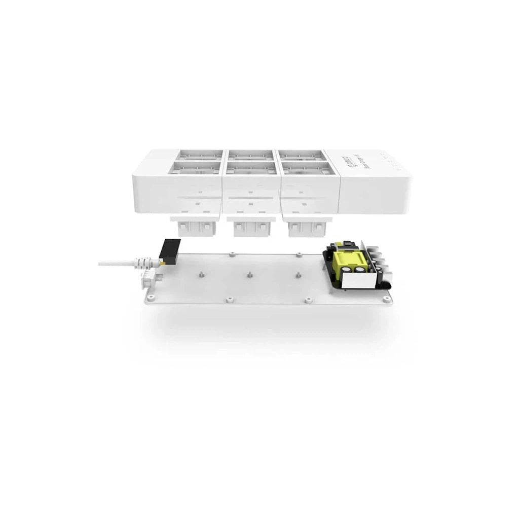 ORICO 6 Ac Outlet Surge Protector With 5 USB Charging Port - White ColorWaves