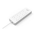 ORICO 8 AC Outlet Surge Protector with 5 USB Charging Port - White ColorWaves