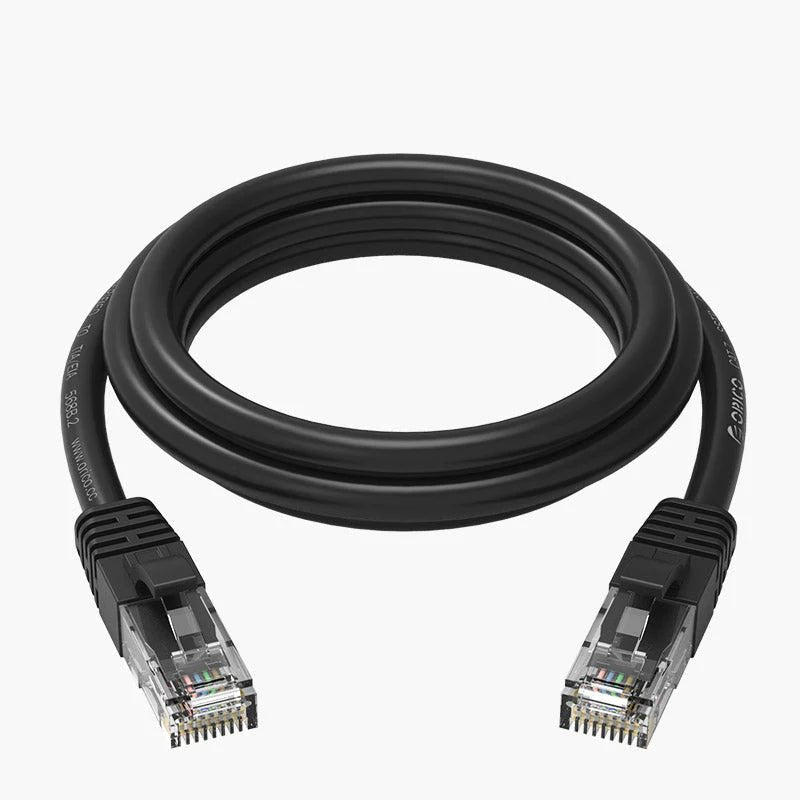 ORICO CAT6 Gigabit Ethernet Cable (PUG-C6) - 1 Meter / Black ColorWaves
